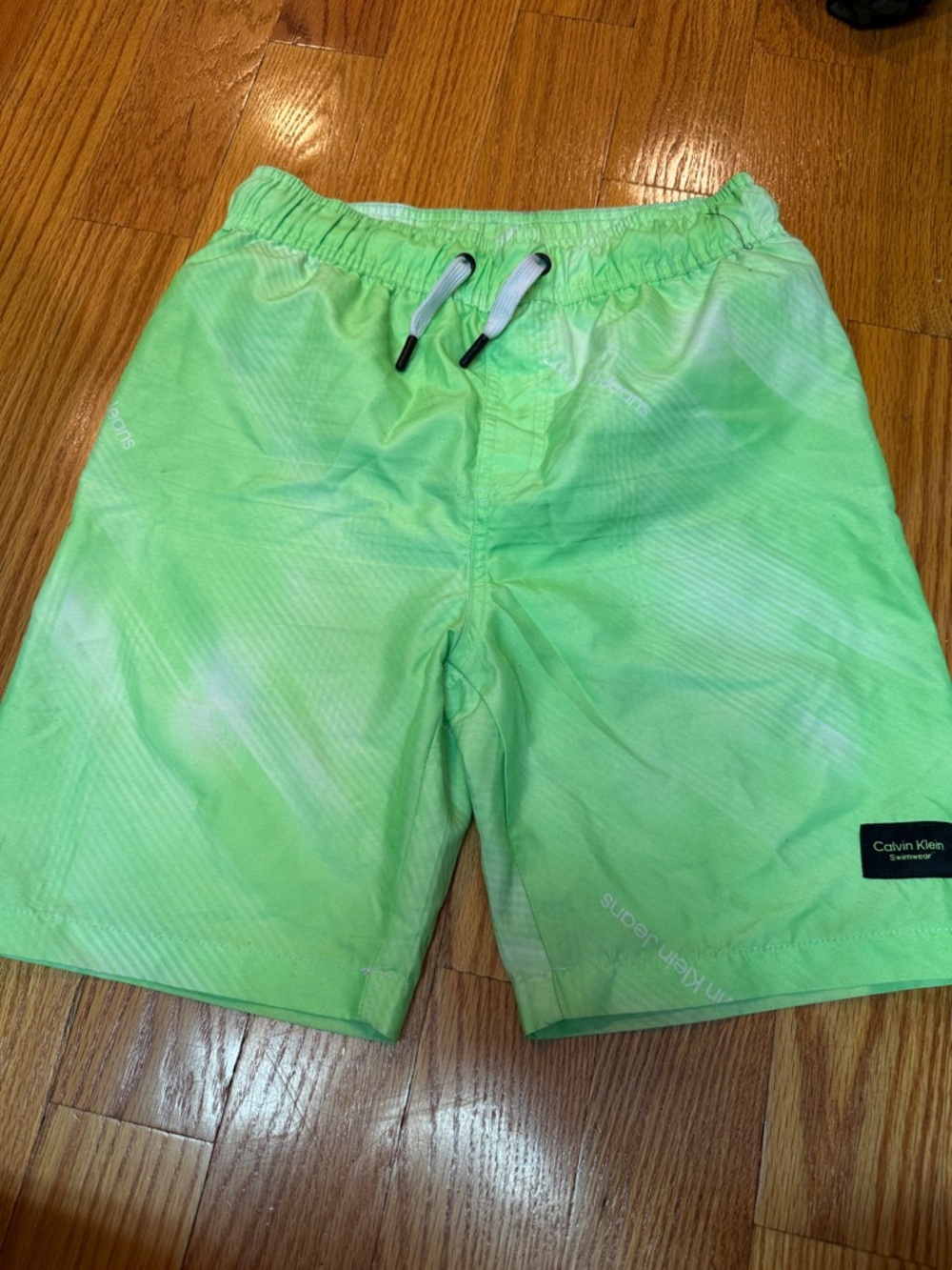 Calvin Klein Neon Mint Swim Shorts